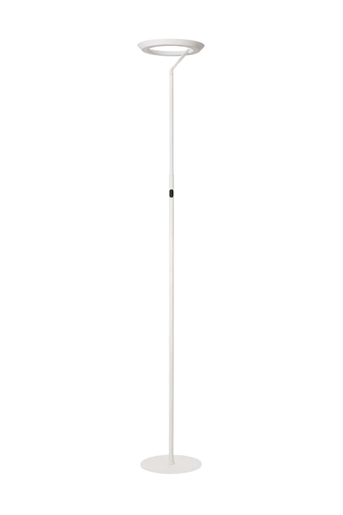 Lucide CELESTE - Lampadaire - Ø 28 cm - LED Dim. - 1x21W 2700K - Blanc - éteint
